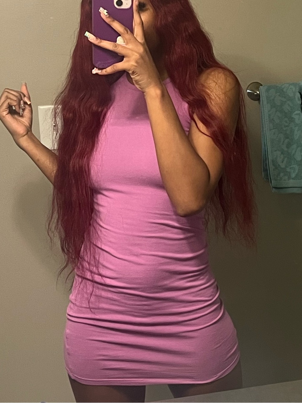wild fable Purple Mini Bodycon Summer Dress Size XS Perfect for Summer